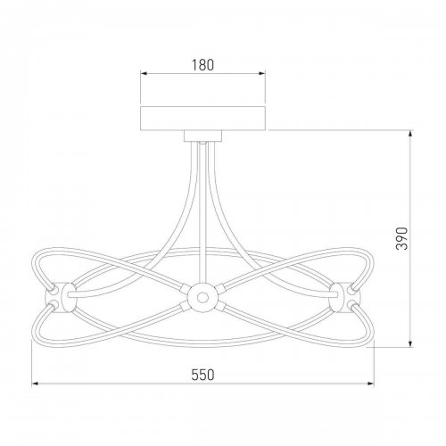 Потолочный светодиодный светильник Eurosvet Petto 90246/6 белый 4690389174797 Потолочный светодиодный светильник Eurosvet Petto 90246/6 белый 4690389174797