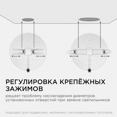 Встраиваемый светильник Apeyron Electrics  06-108