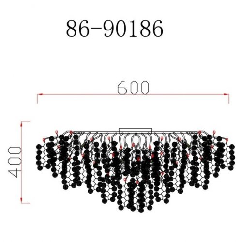 Потолочная люстра Tenera 86-90186