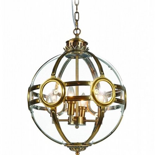 Подвесная люстра DeLight Collection Hagerty KG0516P-3 antique brass