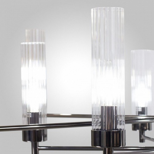 Люстра на штанге AM-Group INDIGO INDIGO SP10 PEARL BLACK