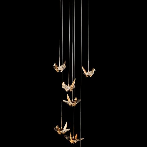 Подвесная люстра Alma LE7706/7 Gold