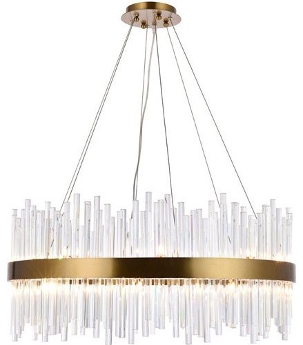 Подвесная люстра DeLight Collection KR1209 KR1209P-12 brass