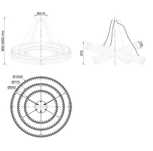 Подвесной светильник Galaxy 91GH-30861