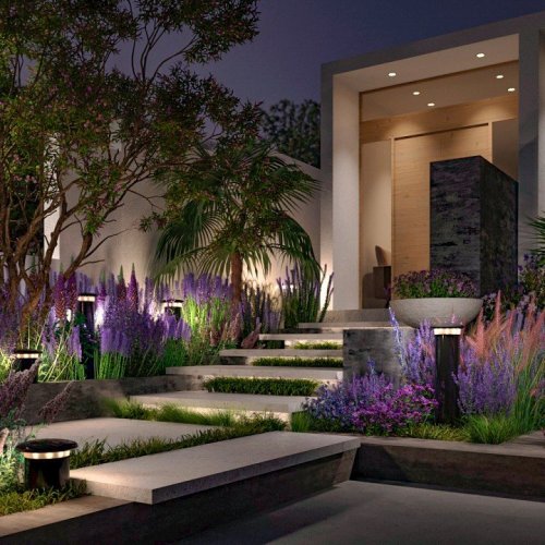 Наземный низкий светильник Maytoni Grip O460FL-L10GF3K