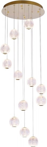 Подвесной светильник DeLight Collection Elliot Diamante MD20001012-12A gold Подвесной светильник DeLight Collection Elliot Diamante MD20001012-12A gold
