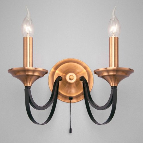 Бра Eurosvet Lazzaro 60098/2 черный Бра Eurosvet Lazzaro 60098/2 черный