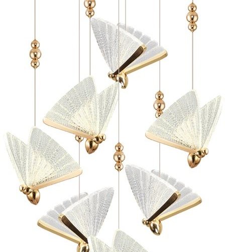 Подвесной светильник Butterfly OM8201008-7 rose gold