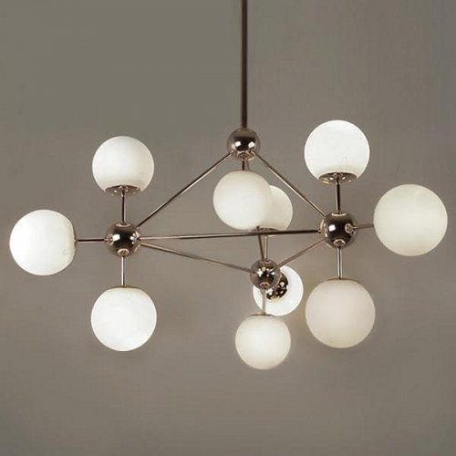 Люстра на штанге Imperiumloft Modo Chandelier White Glass 40,514 Люстра на штанге Imperiumloft Modo Chandelier White Glass 40,514