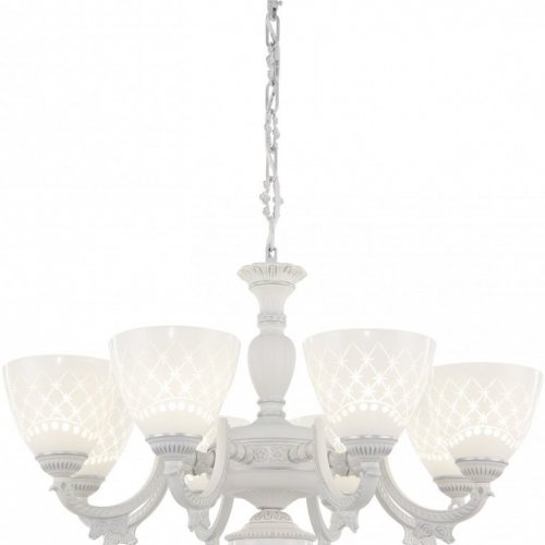 Подвесная люстра AM343837 343837/8 WT+SL Подвесная люстра AM343837 343837/8 WT+SL