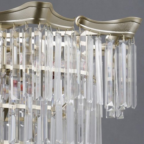 Подвесная люстра Illumico IL3575-8+4PSQ-24 GD LYRA