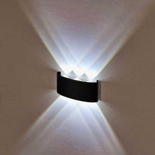 Настенный светодиодный светильник IMEX Cross IL.0014.0001-6 BK Настенный светодиодный светильник IMEX Cross IL.0014.0001-6 BK