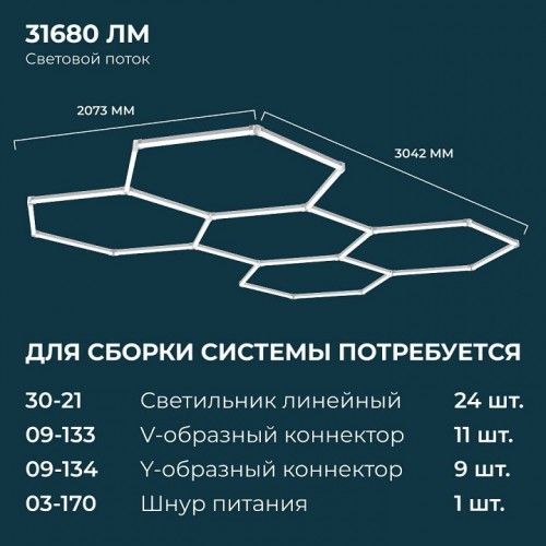 Модульный светильник Apeyron Electrics  30-21