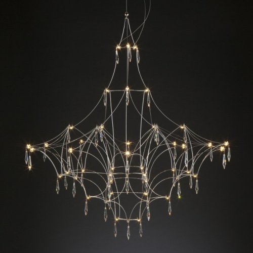 Подвесная люстра DeLight Collection Lucciola 9176P/S silver