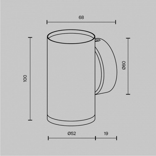 Настенный светильник Maytoni FOCUS S C068WL-01W