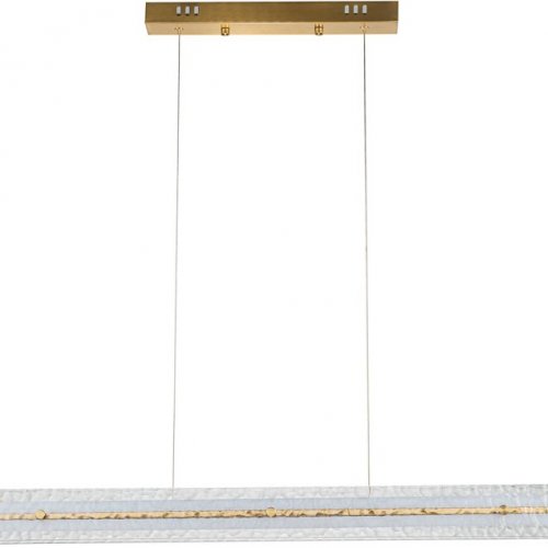 Подвесной светодиодный светильник Indigo Dualita 14018/1PL Brass V000088L