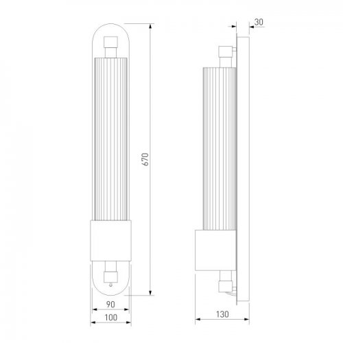 Настенный светильник Selina 303071 LED латунь Настенный светильник Selina 303071 LED латунь