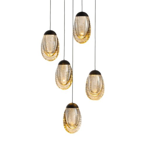 Подвесной светильник MD25090022 MD25090022-5A matt black/champagne Подвесной светильник MD25090022 MD25090022-5A matt black/champagne