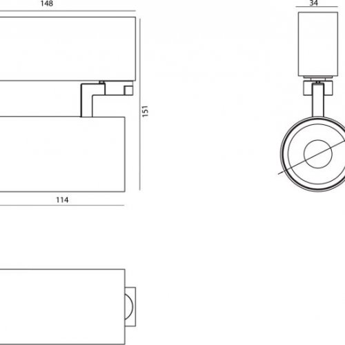 Трековый светильник Donolux Alpha DL18790/01M Black