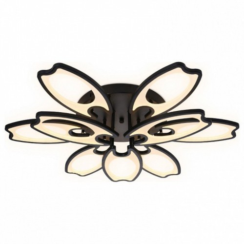 Накладной светильник Ambrella light Original 4 FA581/6+3 BK черный 162W 700*640*120 (ПДУ РАДИО 2.4G)