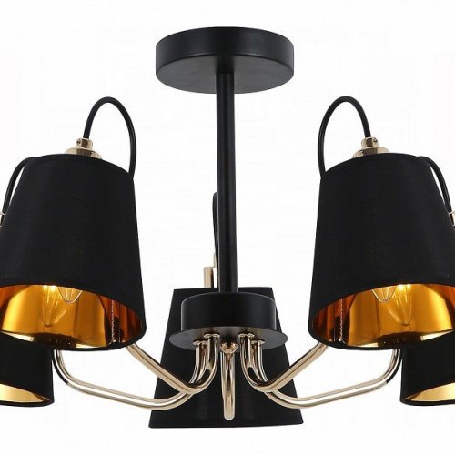 Потолочная люстра Illumico IL6120-5COU-79 BK GD