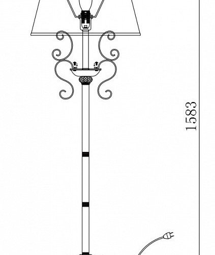 Торшер Freya Driana FR2405-FL-01-BZ Торшер Freya Driana FR2405-FL-01-BZ