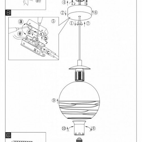 Подвесной светильник Eglo Lemorieta 39684