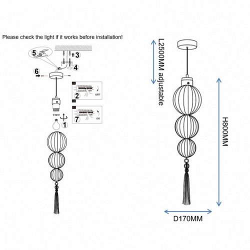 Подвесной светильник ImperiumLoft 40.2682-0