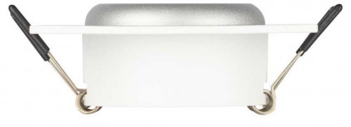 Светильник встраиваемый алюминиевый ЭРА KL110 WH/SL под лампу MR16 GU5.3 белый/серебро матовый Б0061532