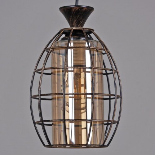 Подвесной светильник Reluce 03525-0.4-01 BK+GD