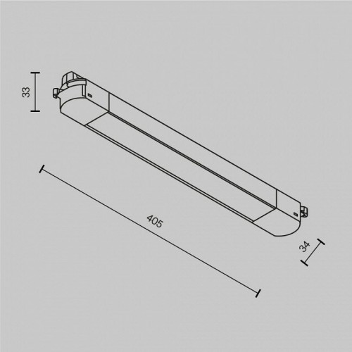 Накладной светильник Maytoni Technical Basis TR000-1-12W3K-B_1