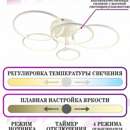 Потолочная люстра Natali Kovaltseva High-tech Led Lamps HIGH-TECH LED LAMPS 82036
