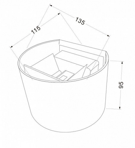 Уличный настенный светодиодный светильник Maytoni Fulton O573WL-L6B Уличный настенный светодиодный светильник Maytoni Fulton O573WL-L6B