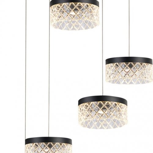 Подвесной светильник DeLight Collection Diamond cut MD21020075-5A matt black Подвесной светильник DeLight Collection Diamond cut MD21020075-5A matt black