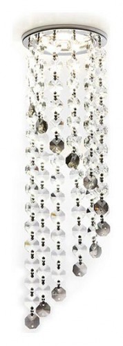 Встраиваемый светильник Ambrella light Crystal K3440 CL/BK/CH