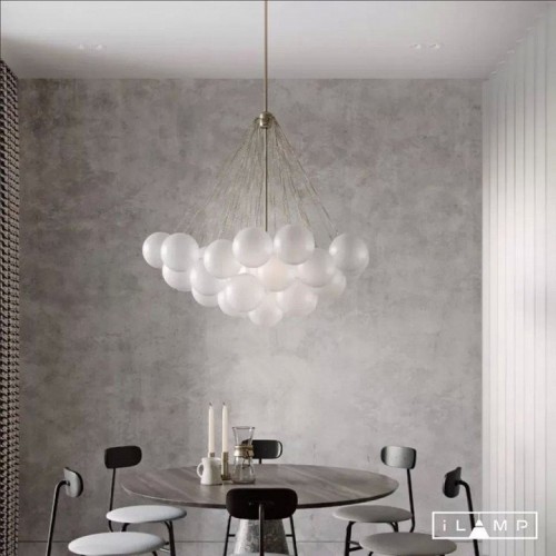 Потолочная люстра iLamp Globe 10099P/3-D800 GL-WH