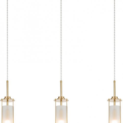 Подвесной светильник Indigo Torcia 11038/3P Brass V000416