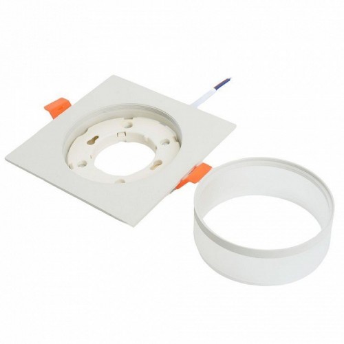 Светильник встраиваемый Feron DL501 потолочный GX53 белый квадрат 51087