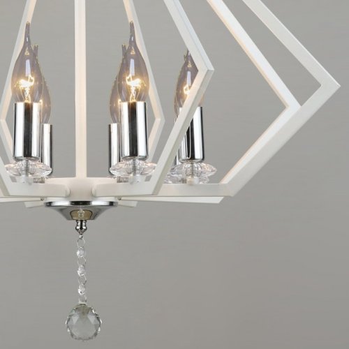 Подвесная люстра 05325-0.4-08 WT+CR Подвесная люстра 05325-0.4-08 WT+CR