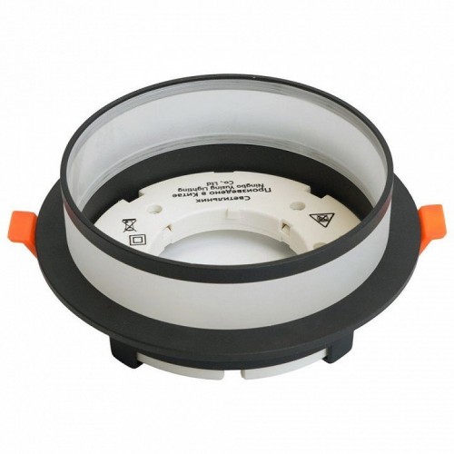 Светильник встраиваемый Feron DL700  потолочный GX70 черный круг 51094