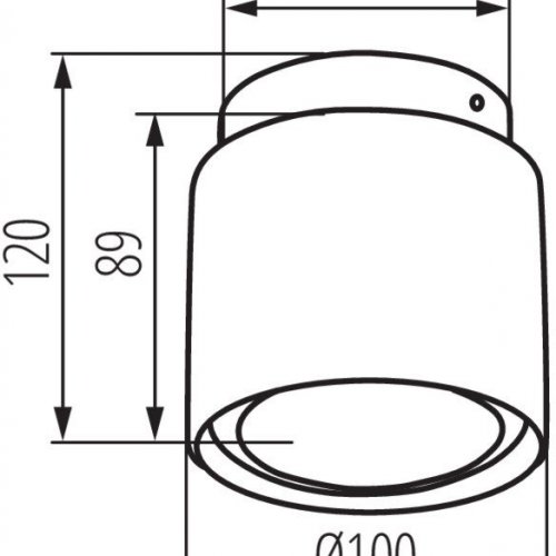 Накладные точечные светильники Kanlux SONOR GU10 CO-BWW 24362