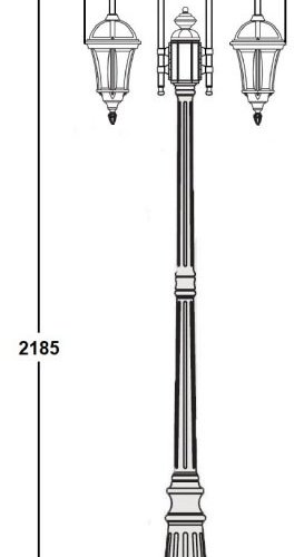 Наземный фонарь ROMA S 95209SA 10 down Gb