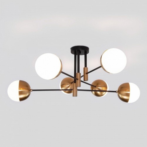 Потолочная люстра Eurosvet Nuvola 70129/6 латунь Потолочная люстра Eurosvet Nuvola 70129/6 латунь