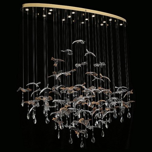 Подвесная люстра Newport VERONA 8220/140 С oval gold polished Подвесная люстра Newport VERONA 8220/140 С oval gold polished