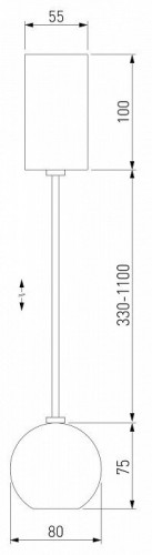 Подвесной светодиодный светильник Elektrostandard Giro 50215/1 Led черный a055672 Подвесной светодиодный светильник Elektrostandard Giro 50215/1 Led черный a055672