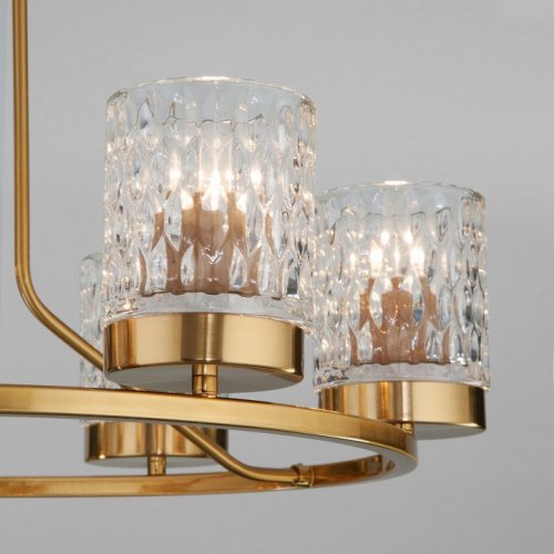 Потолочная люстра Eurosvet Calle 60127/6 латунь Потолочная люстра Eurosvet Calle 60127/6 латунь