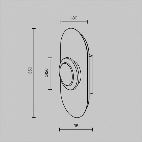 Настенный светильник Maytoni Pharao MOD361WL-L20BS3K