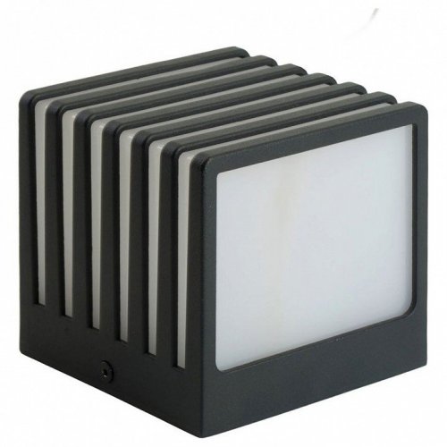 Светильник садово-парковый Feron DH0605, на стену, GX53 230V, черный 51335