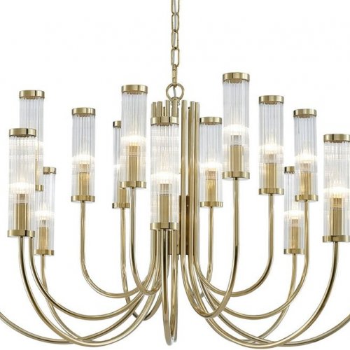 Подвесная люстра Newport 4550 4558+4+4/C gold