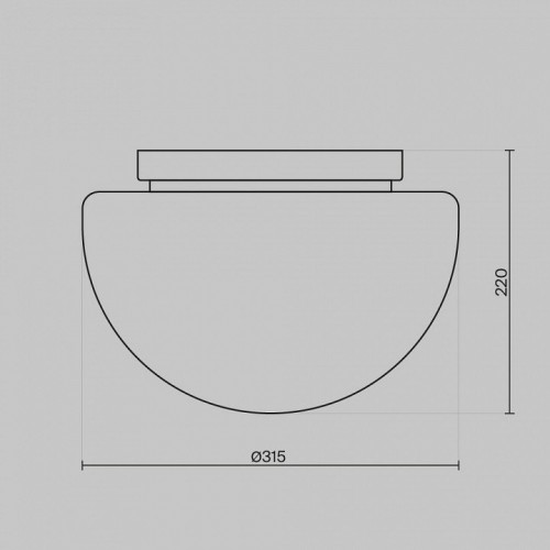Потолочный светильник Maytoni Glassy MOD270CL-01G